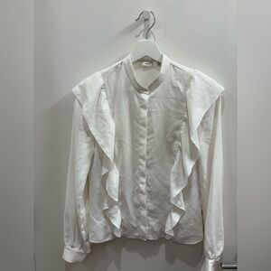 Aritzia - Wilfred - ruffled blouse